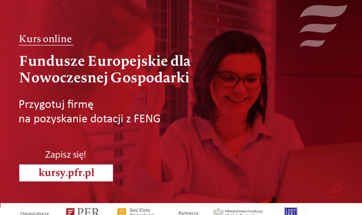 Zdjęcie Kurs online pn. „Fundusze Europejskie dla Nowoczesnej Gospodarki”.